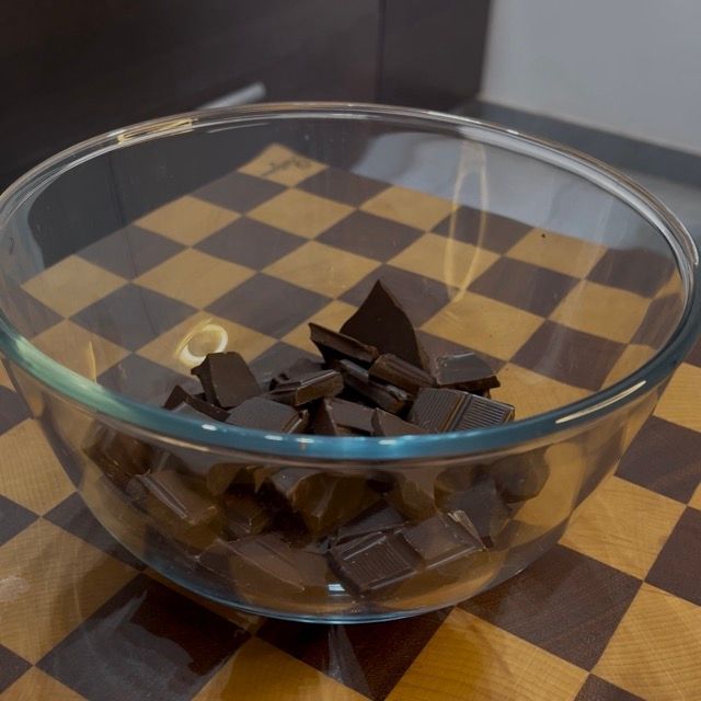 ganache al cioccolato vegana