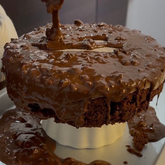 glassatura Torta sacher vegana