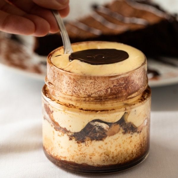 Il tiramisù espresso del ristorante Flavio al Velavevodetto a Roma