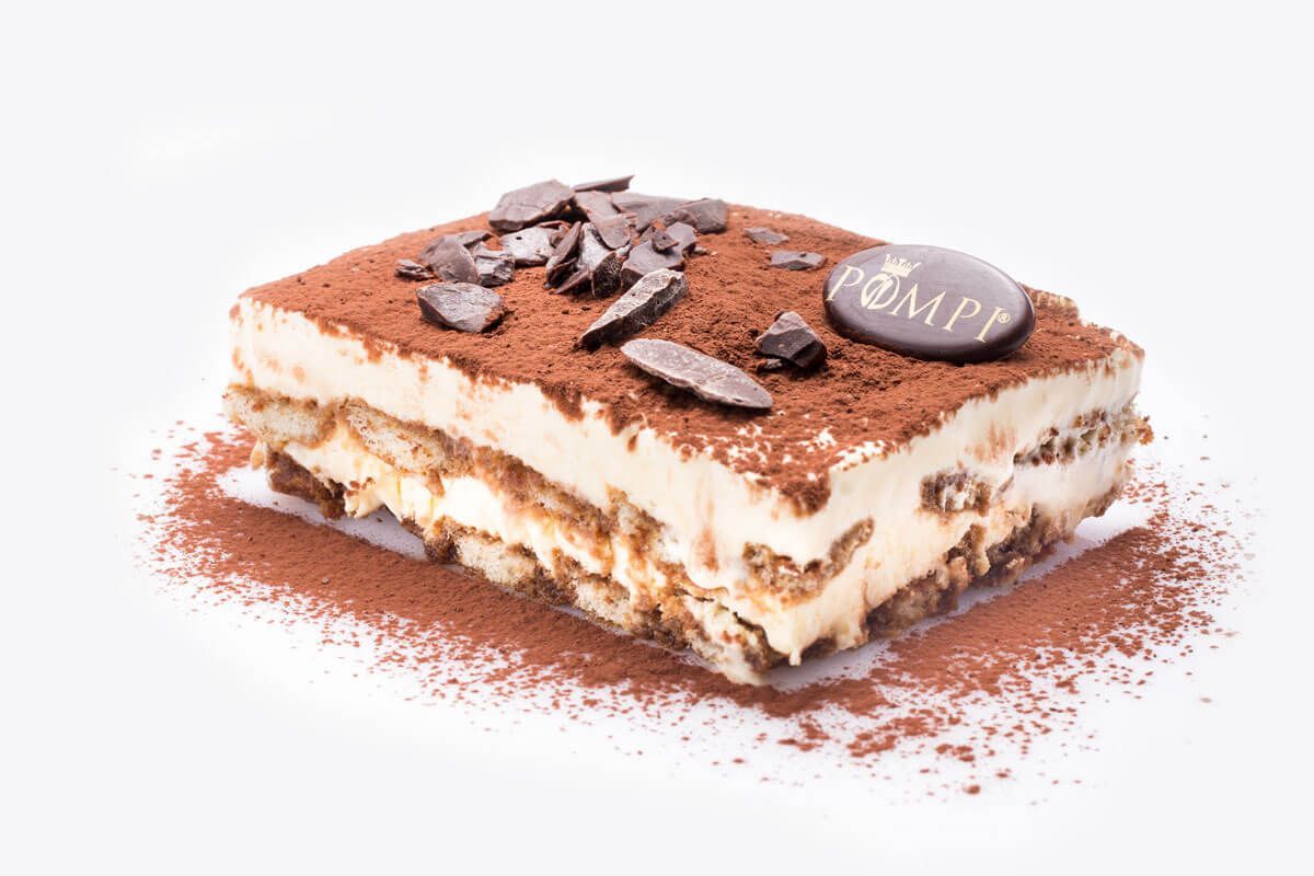 Tiramisù classico monoporzione della storica pasticceria Pompi di Roma