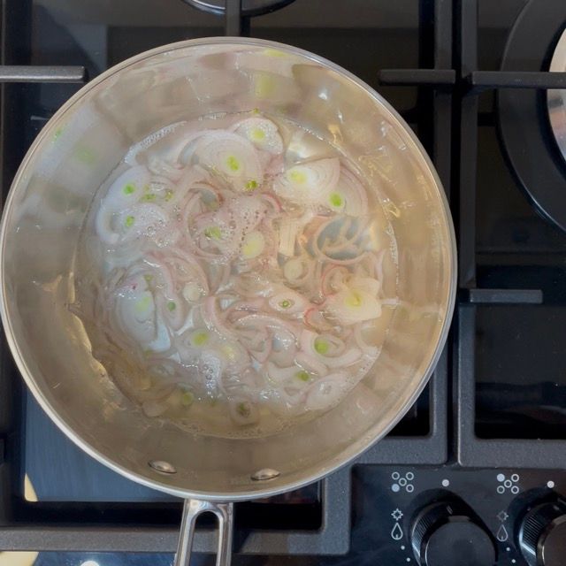 riduzione di scalogno e aceto