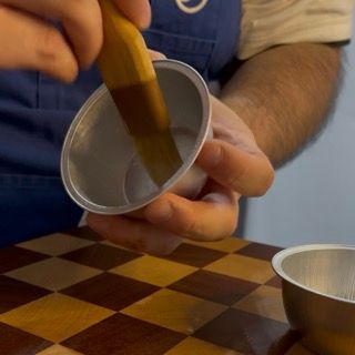 Tortino al cioccolato dal cuore al caramello