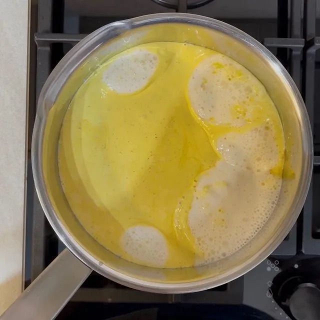 crema pasticcera per  semifreddo