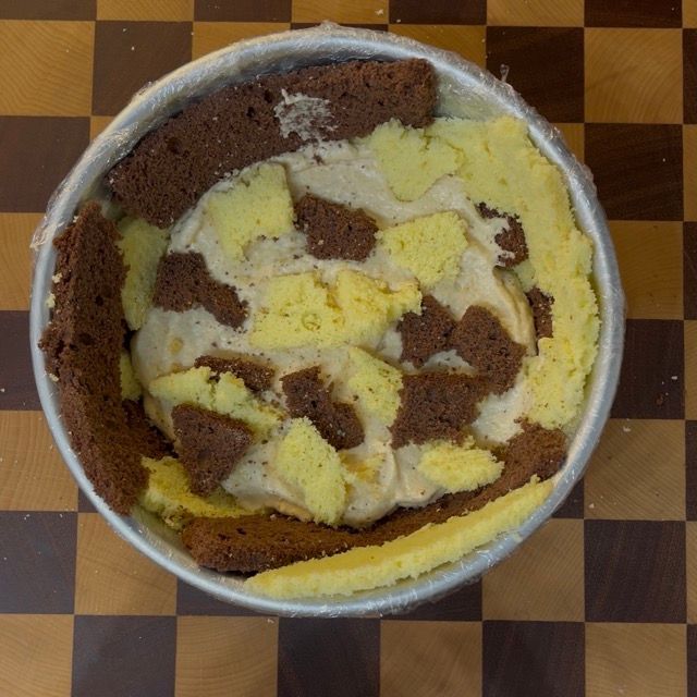 preparazione zuccotto semifreddo