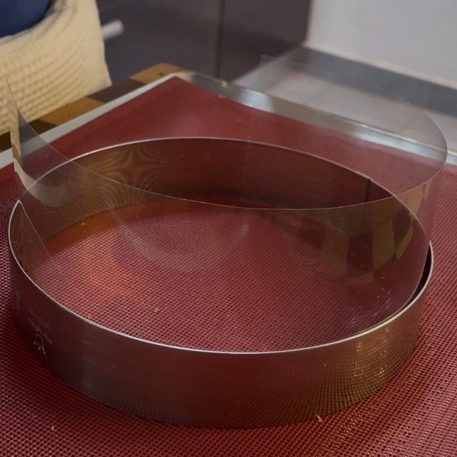 Anello da 24cm foderato con acetato