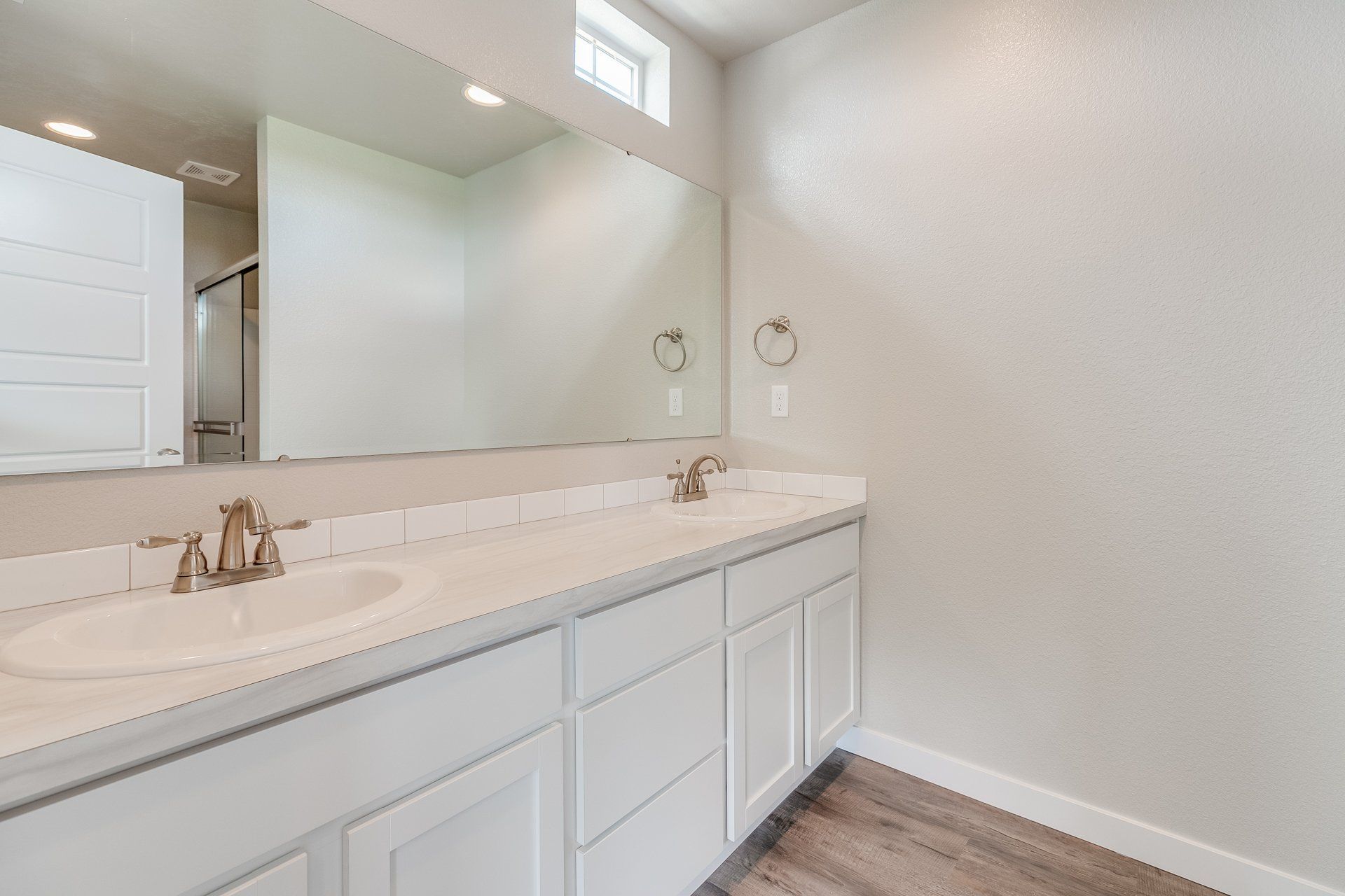 bathroom sink and cabinets
