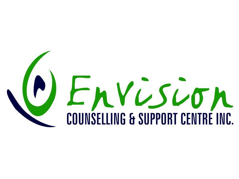 The logo for envision counselling and support centre inc.