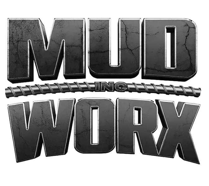 Bold, 3D-effect grey lettering reading 