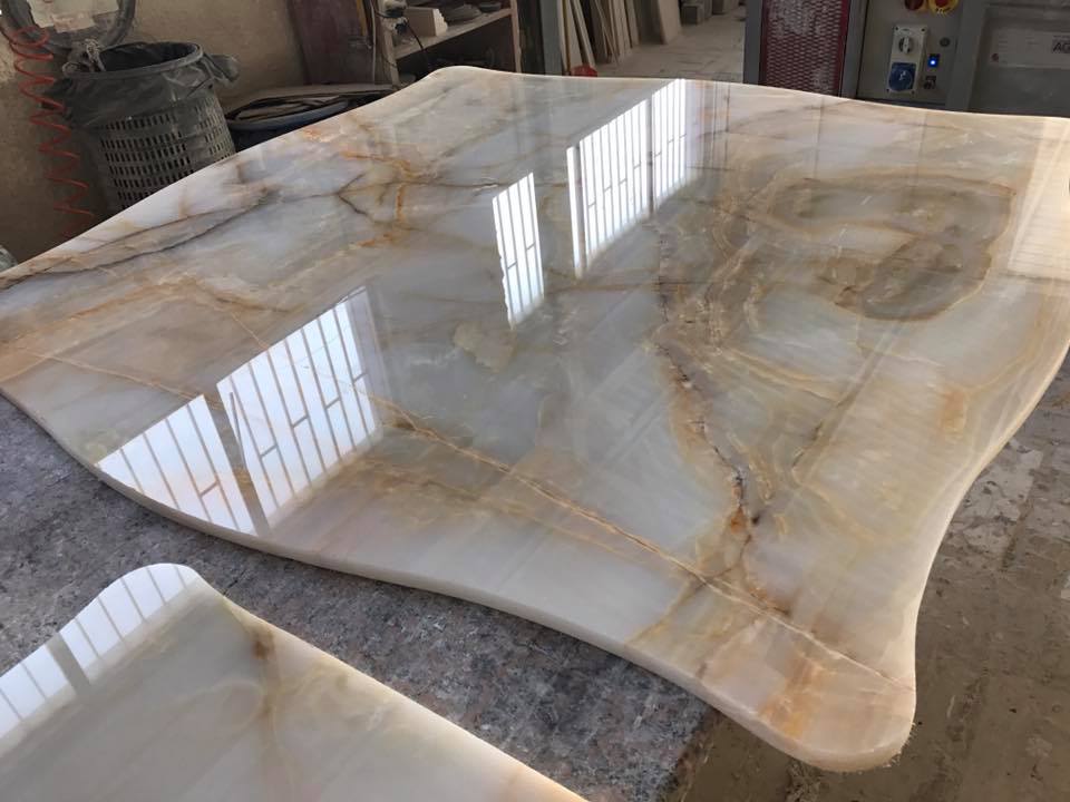 piano per tavoli in marmo