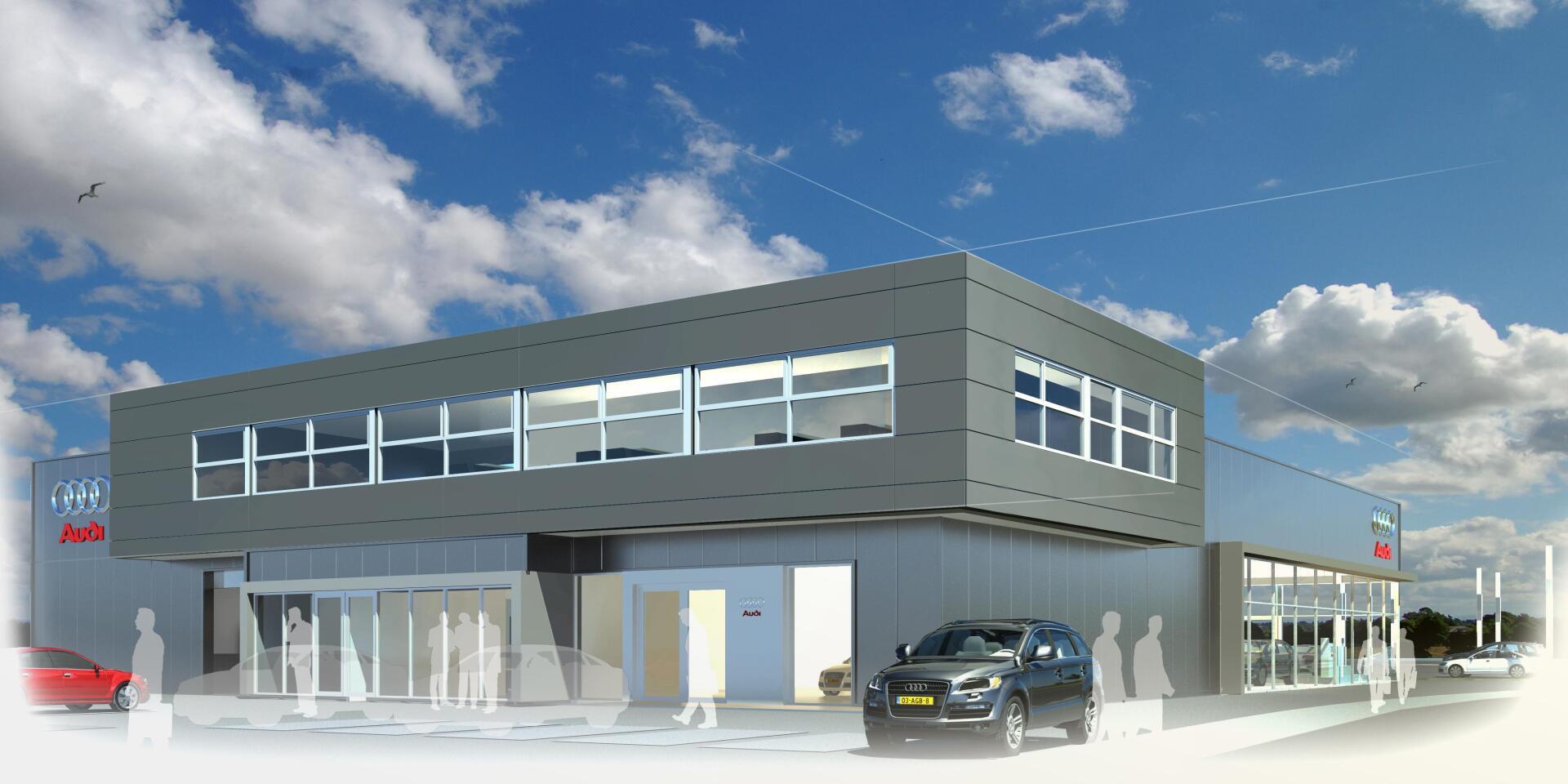 Vuurlastberekening autoshowroom Buro Appel