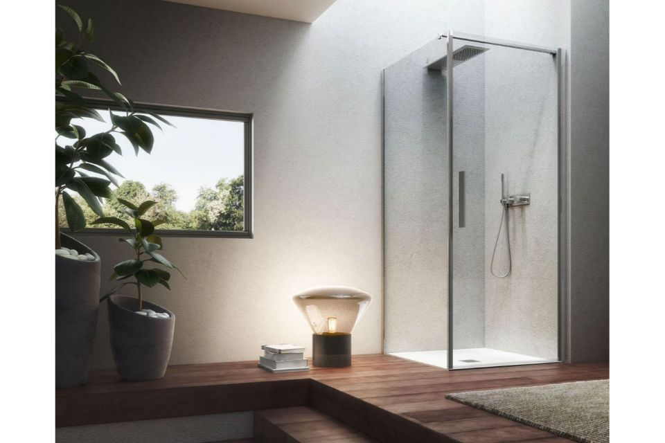 box doccia filo pavimento