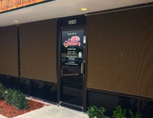 Entrance to 