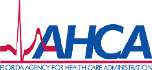 AHCA logo: blue text