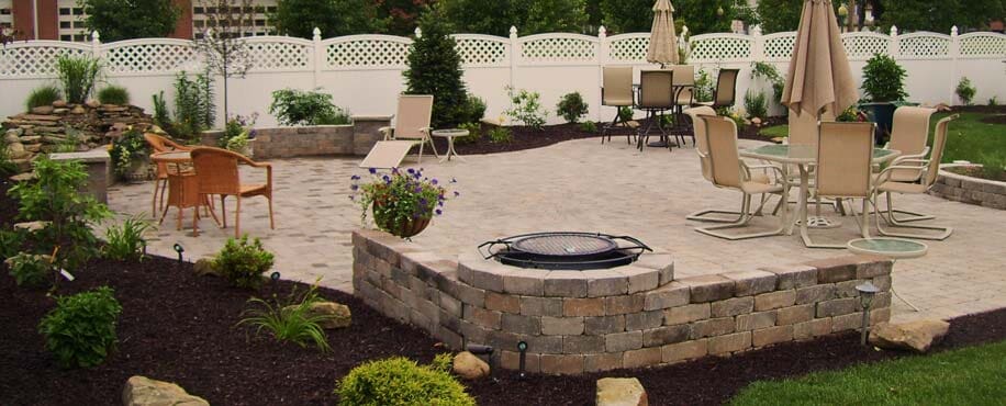 Isolated Fire Place Area — Beaver County, PA — McCreary's Lawn Care