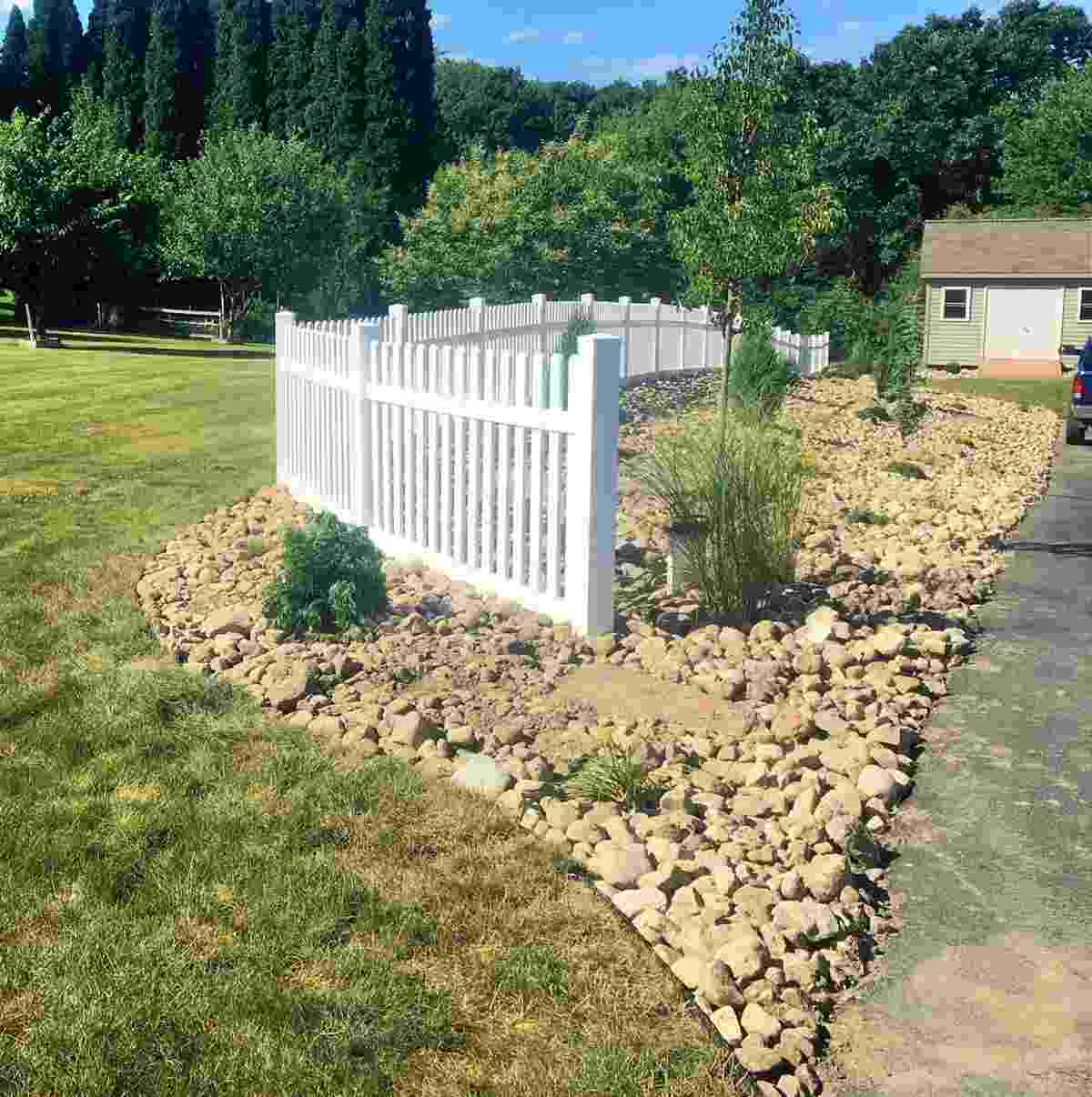 Landscaping Fence — Beaver County, PA — McCreary's Lawn Care
