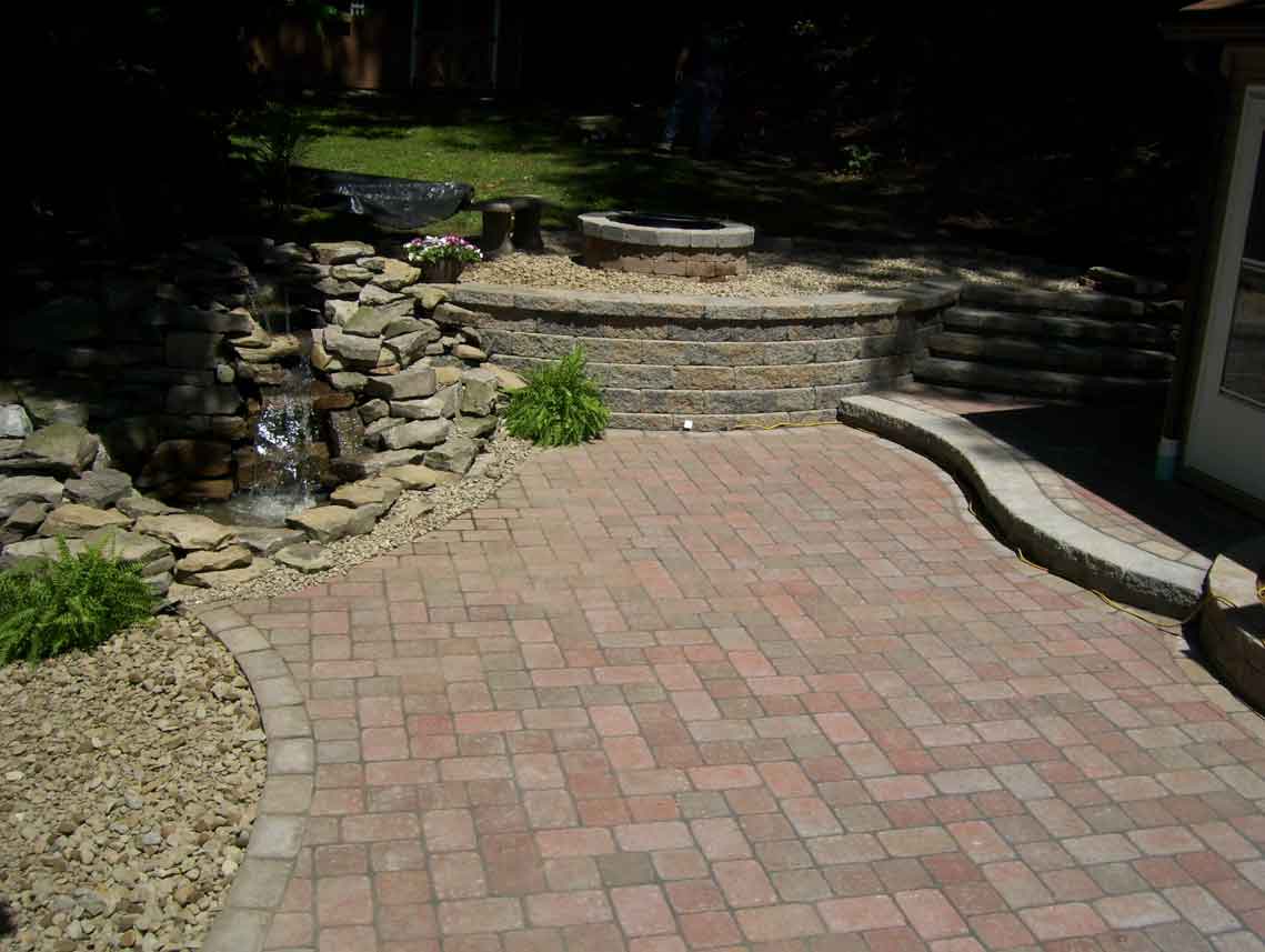 Fire Place And Water Feature— Beaver County, PA — McCreary's Lawn Care