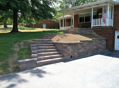 Bricked Steps — Beaver County, PA — McCreary's Lawn Care