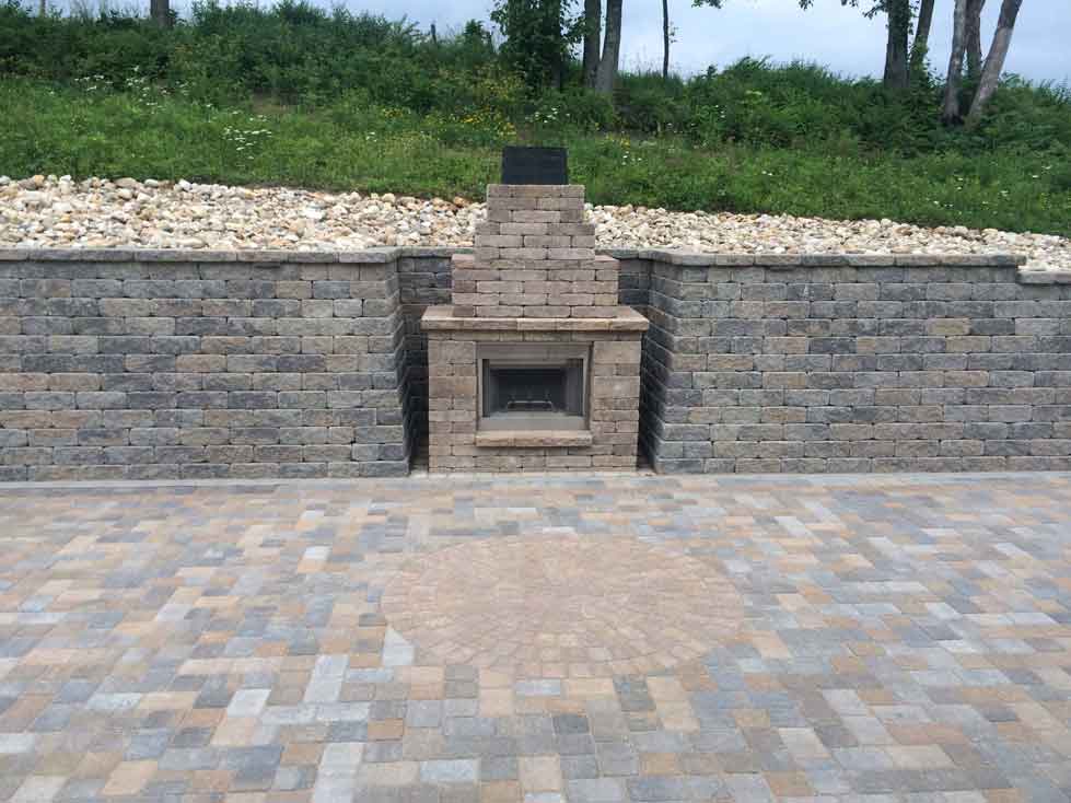 Beautiful Fire Place — Beaver County, PA — McCreary's Lawn Care
