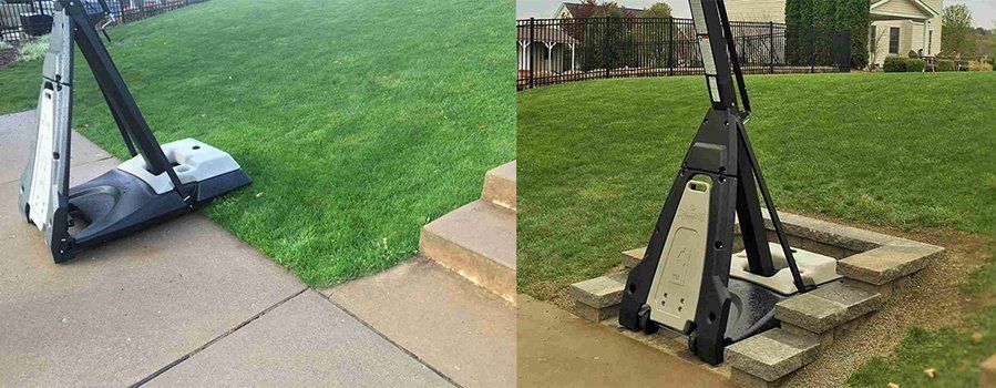 Before And After Court Post — Beaver County, PA — McCreary's Lawn Care