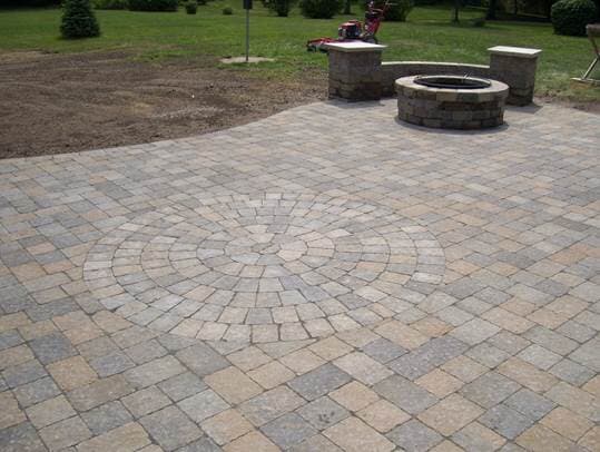 Patio Fire Place — Beaver County, PA — McCreary's Lawn Care