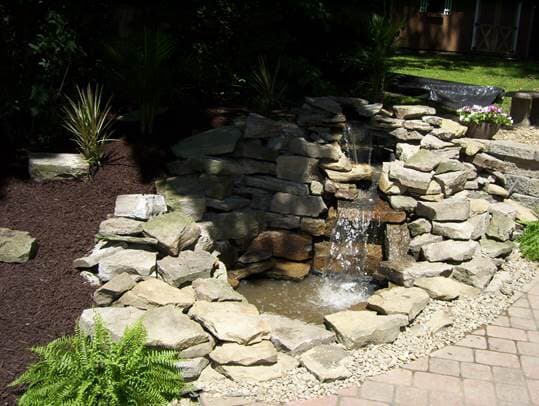 Water Feature Close Up — Beaver County, PA — McCreary's Lawn Care