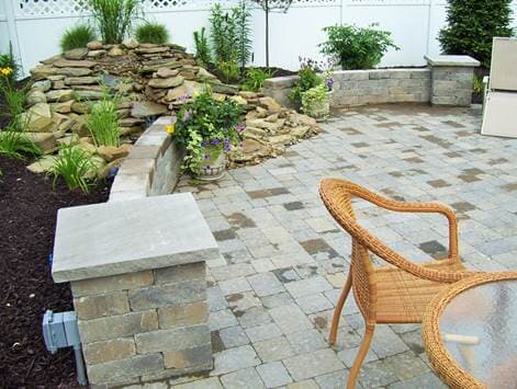 Water Feature Outdoor Area — Beaver County, PA — McCreary's Lawn Care