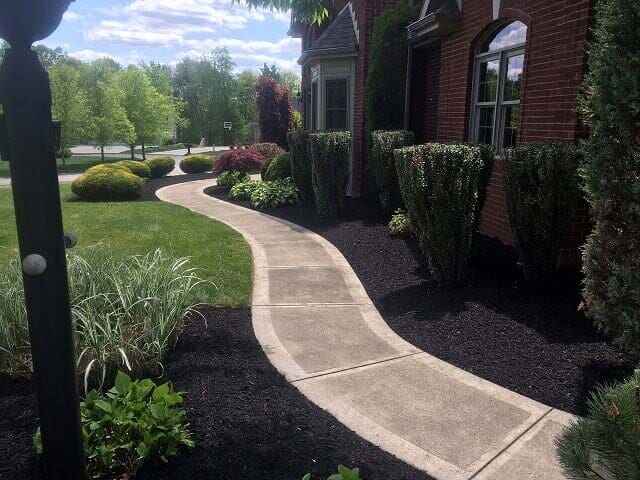 Landscaped Residential Pathway — Beaver County, PA — McCreary's Lawn Care