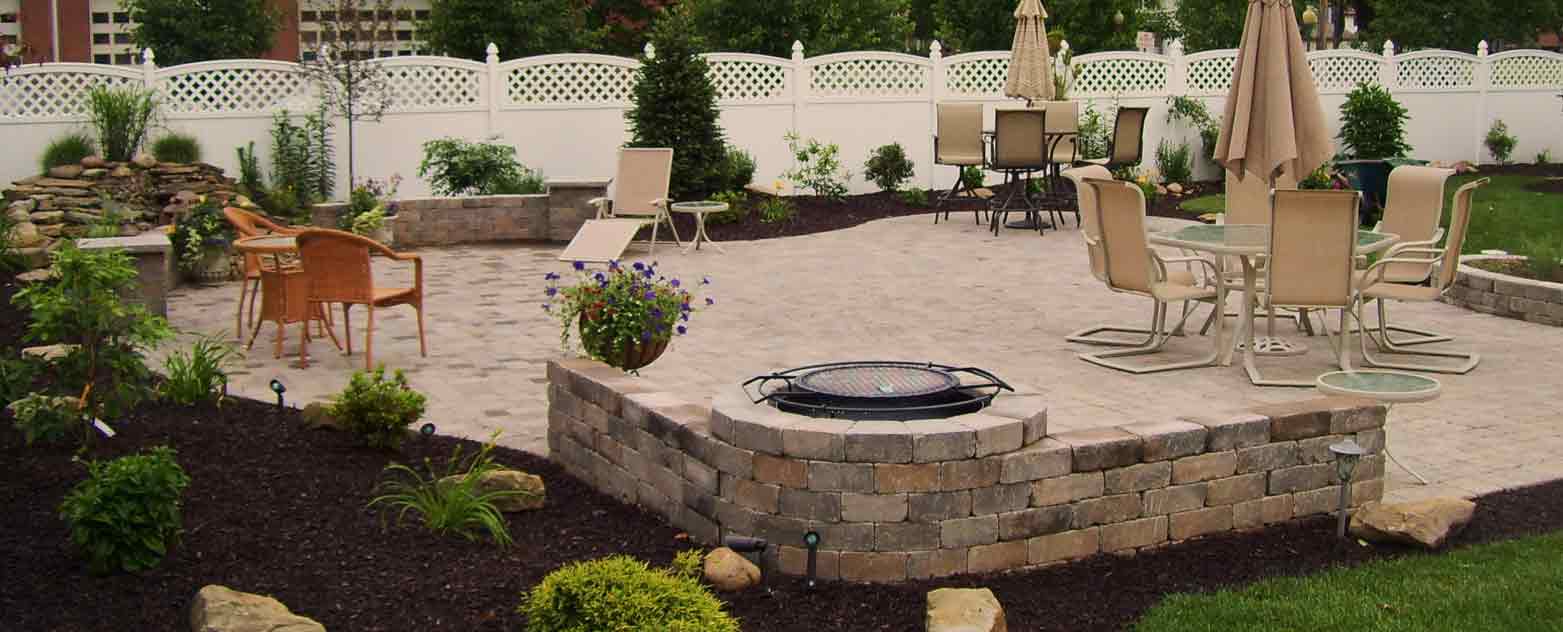 Fire Place Outdoor Area — Beaver County, PA — McCreary's Lawn Care