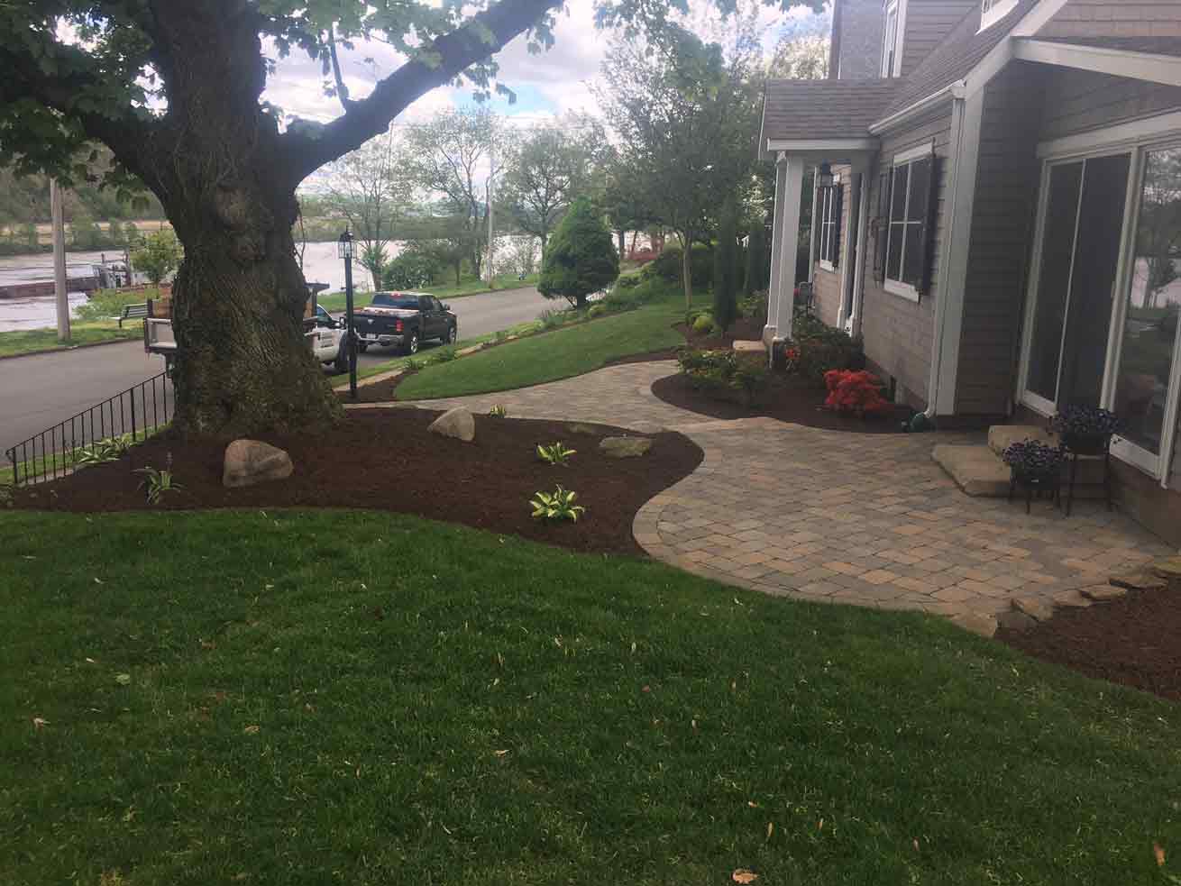 Outdoor Bricked Patio — Beaver County, PA — McCreary's Lawn Care