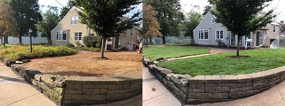 Before And After Lawn Maintenance — Beaver County, PA — McCreary's Lawn Care