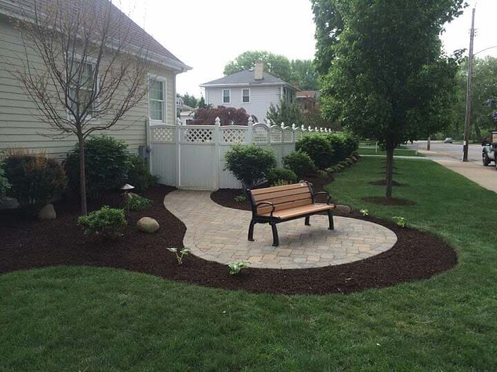 Outdoor Bench — Beaver County, PA — McCreary's Lawn Care