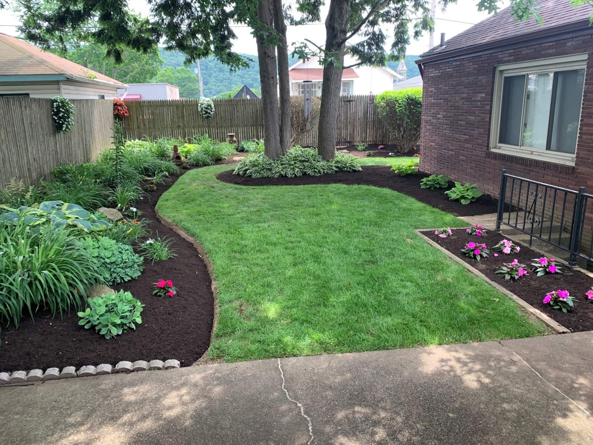 Residential Landscaping Side — Beaver County, PA — McCreary's Lawn Care