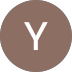 Weißes „Y“ in einem braunen Kreis.