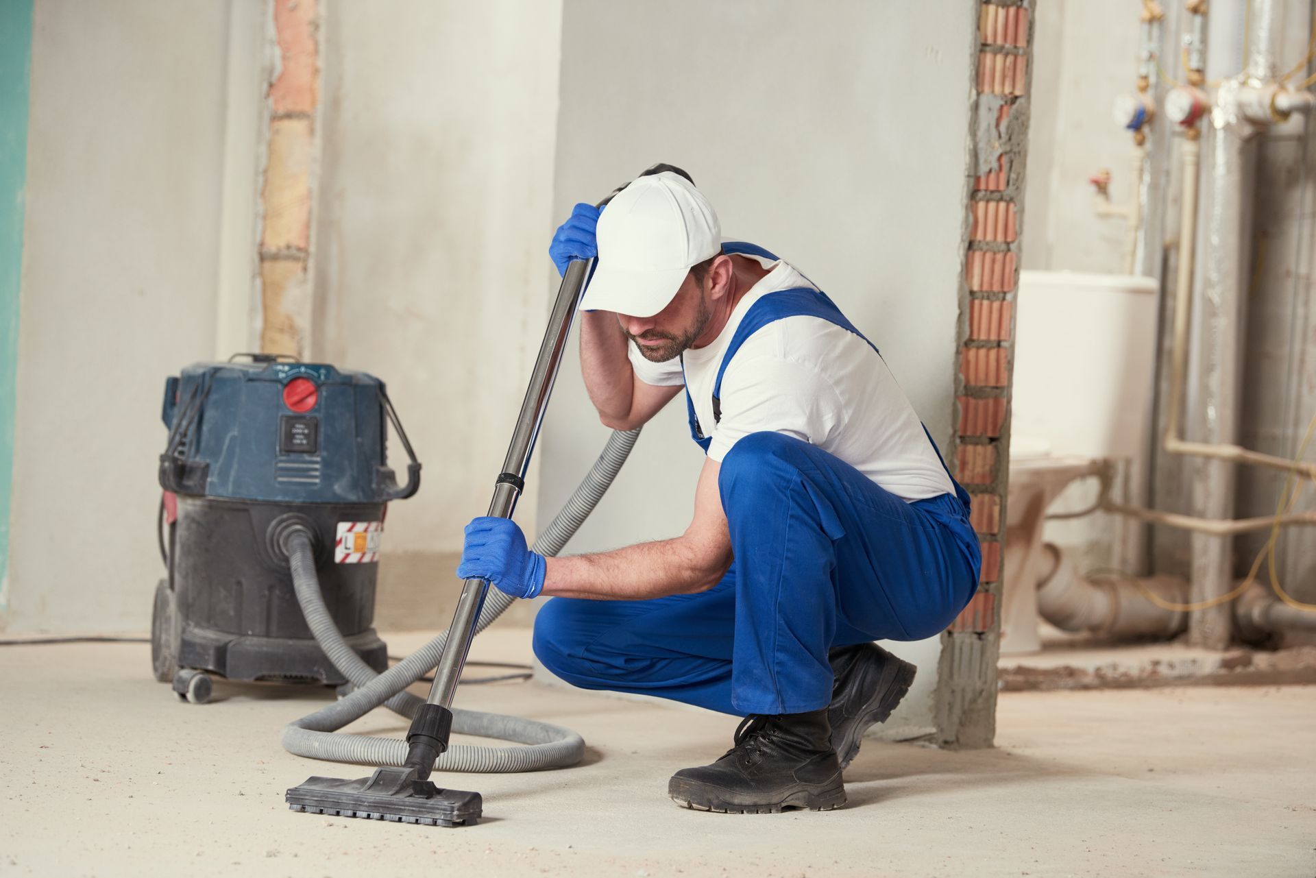 Post construction cleaning.