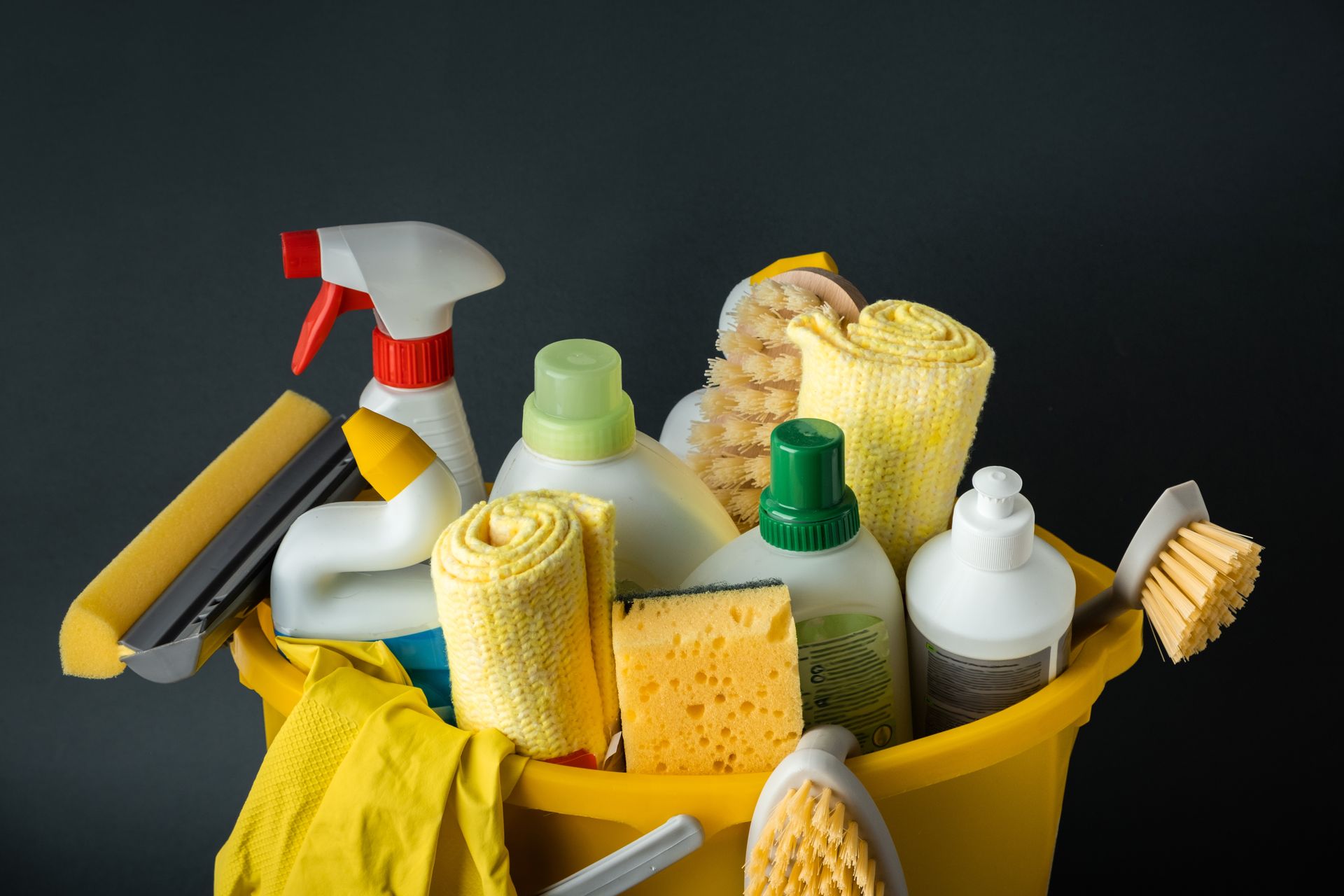 Cleaning supplies.