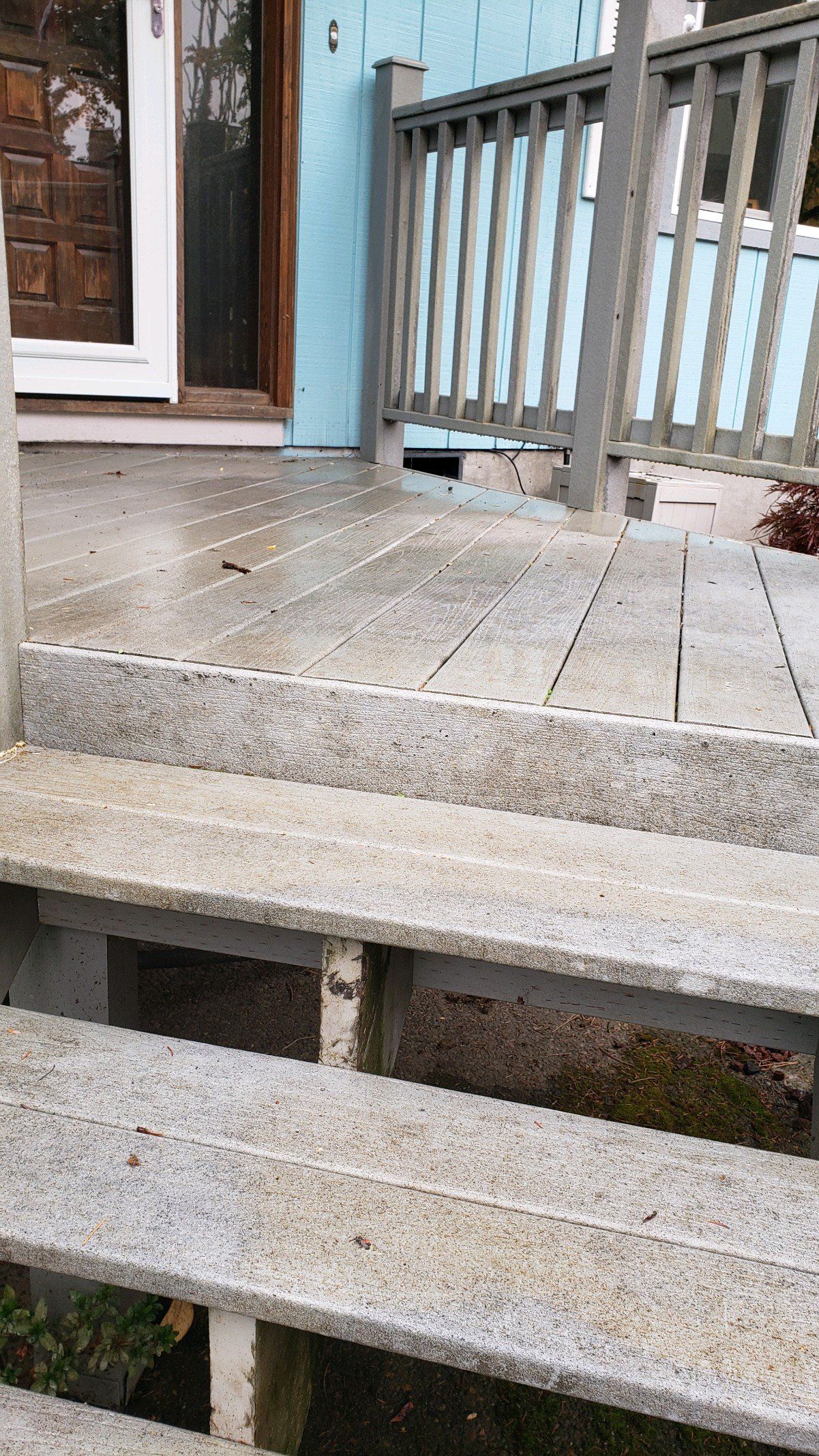 Stairs And Deck Before Cleaning — McMinnville, OR — Mike’s Powerwashing LLC