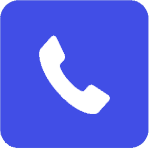 Blaues Telefon Icon