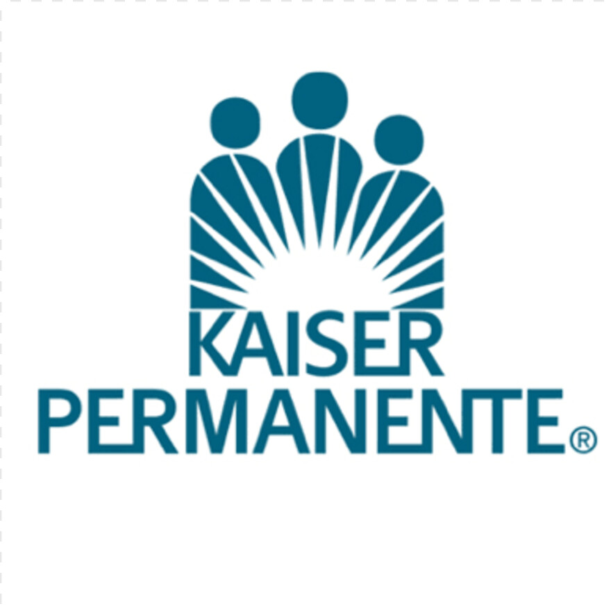 Kaiser Permanente logo: Three figures above text 