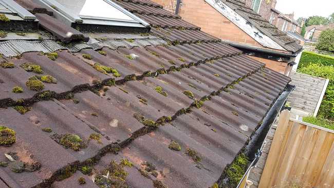 Roof cleaning service for  Didsbury