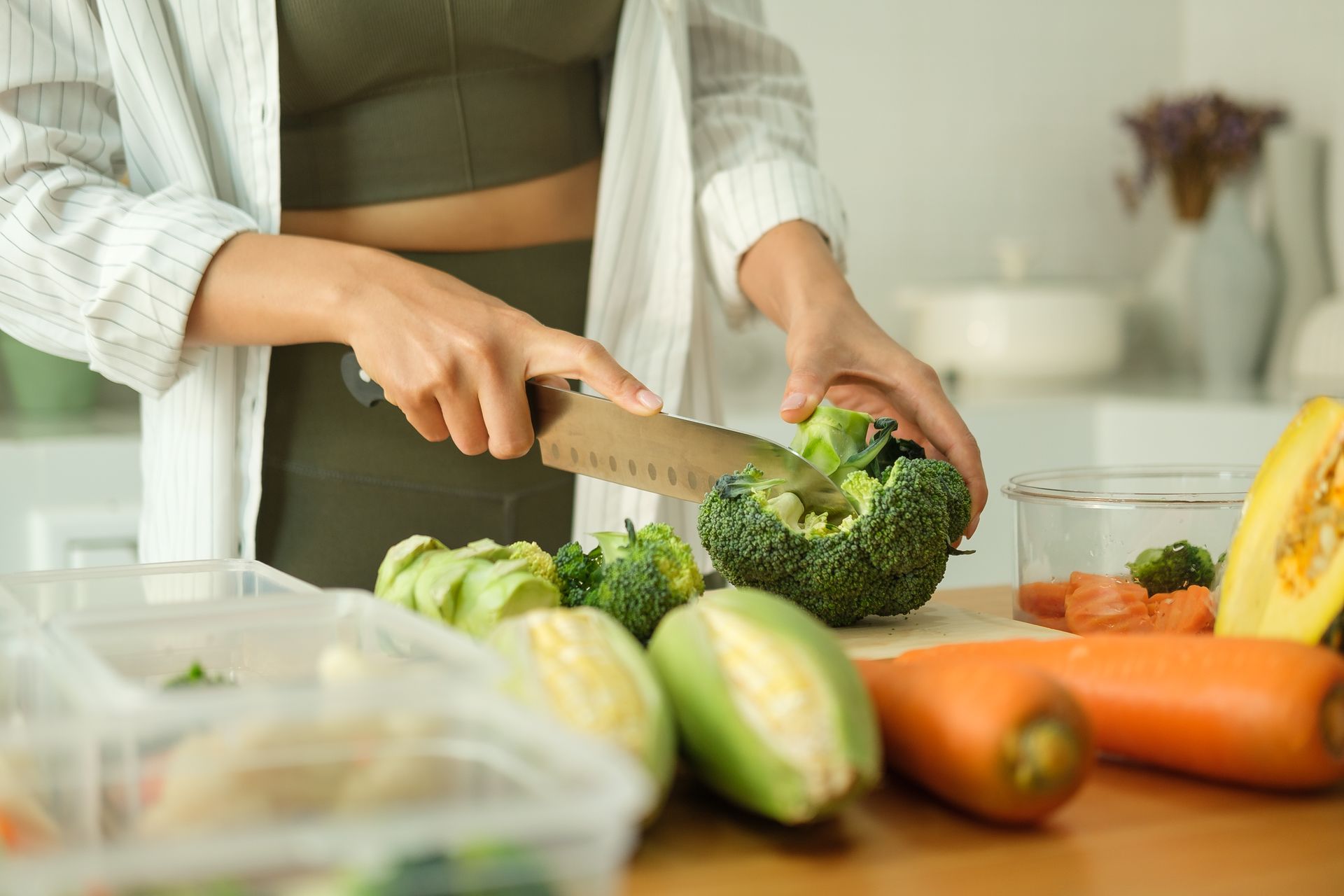 Cutting vegetables