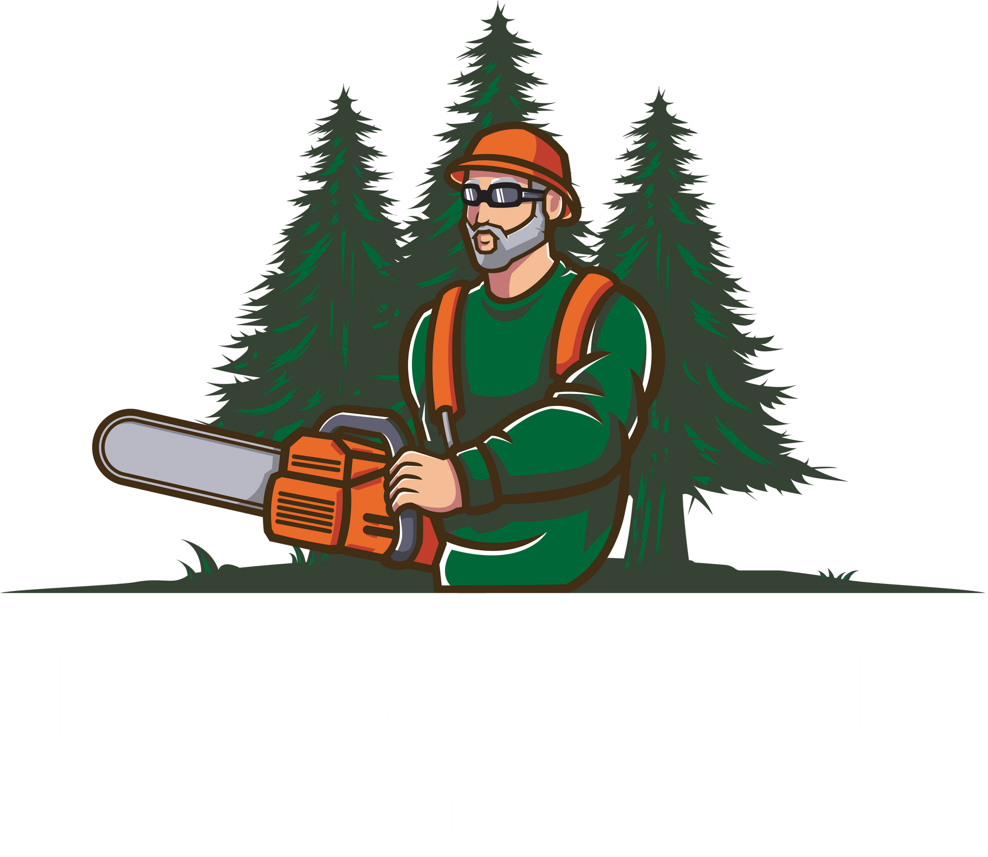 Campeau Tree Logo with white text