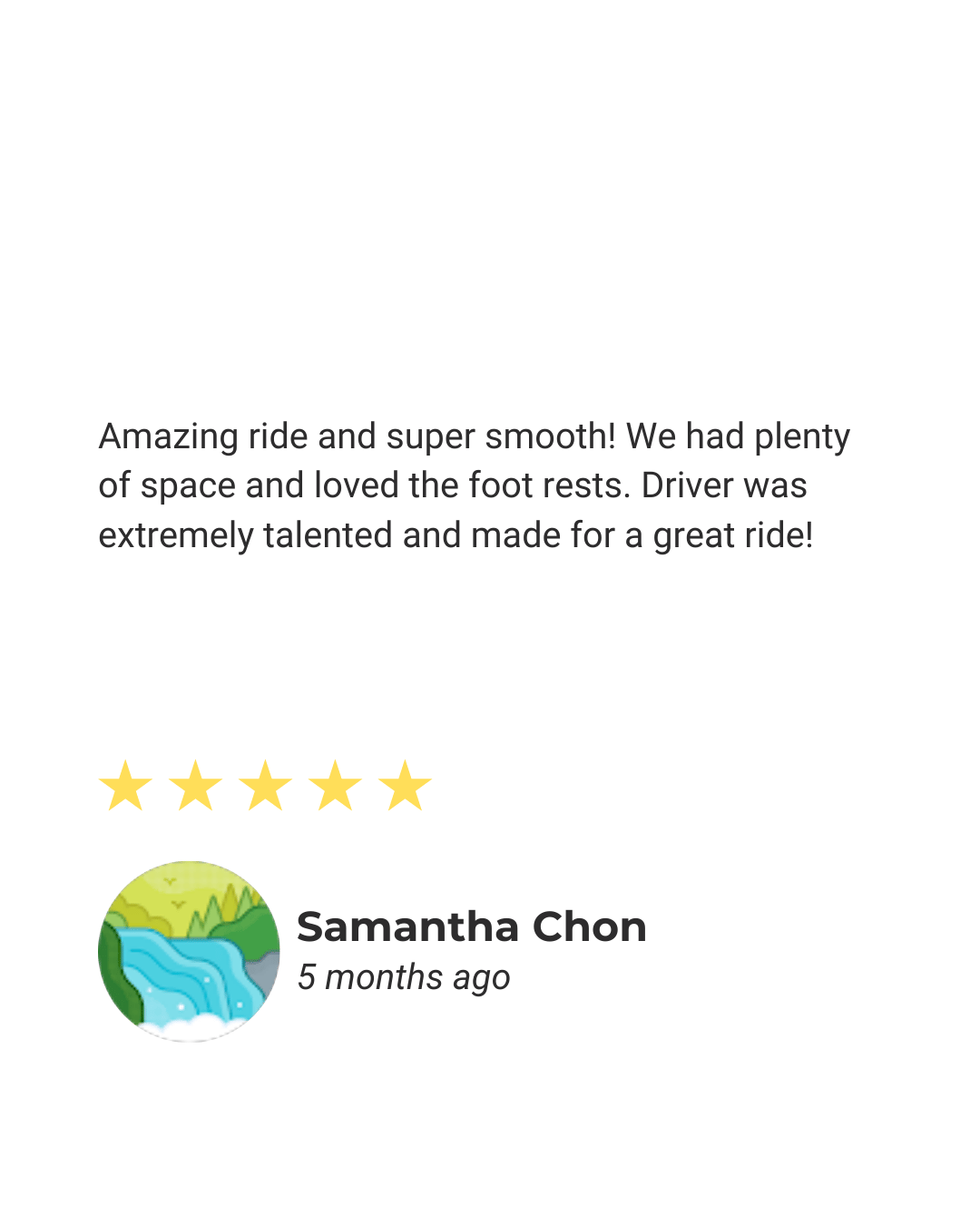 Group testimonial praising affordable charter bus rental San Diego

