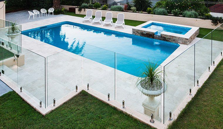 Swimming pool outline