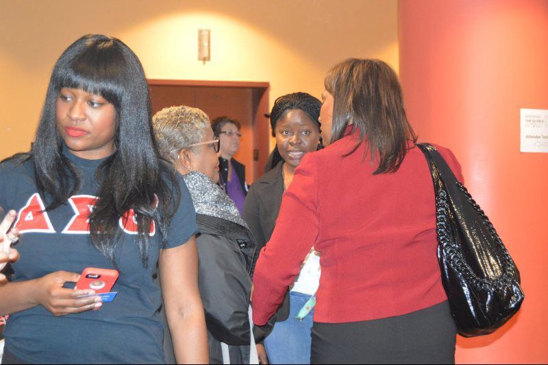 Group of Women's Talking to Each Other