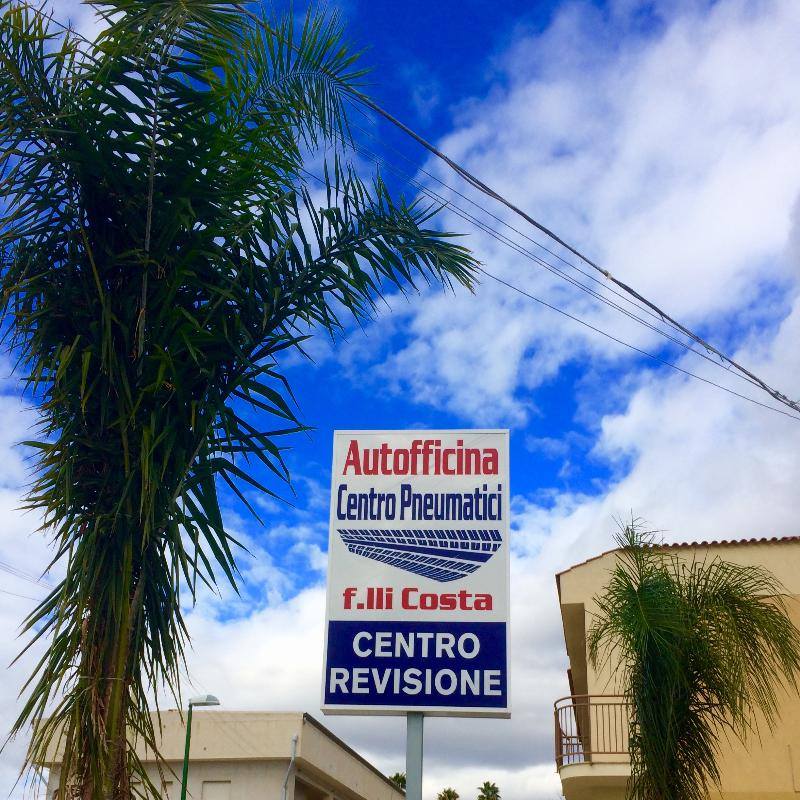 Cartello Costa Centro Pneumatici