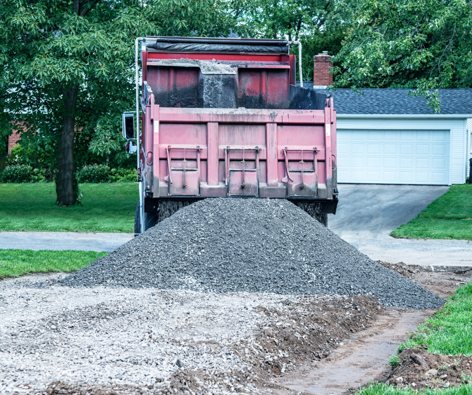 Gravel Driveway Install In Denton TX