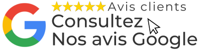 A google logo that says `` consultez nos avis google ''