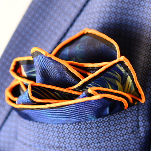 A celebrity wearing a womens silk scarf