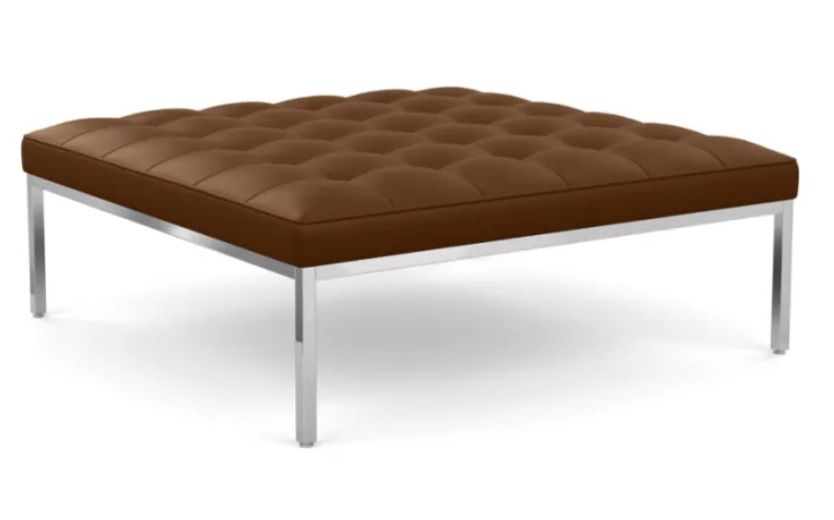 Mesa de Centro estofada para entrega.