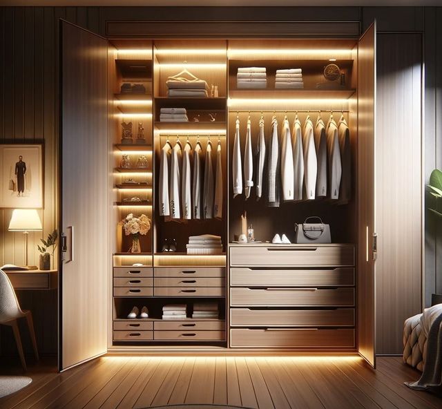  4 Guarda roupas futuristicos Guarda-roupa multifuncional e transformável